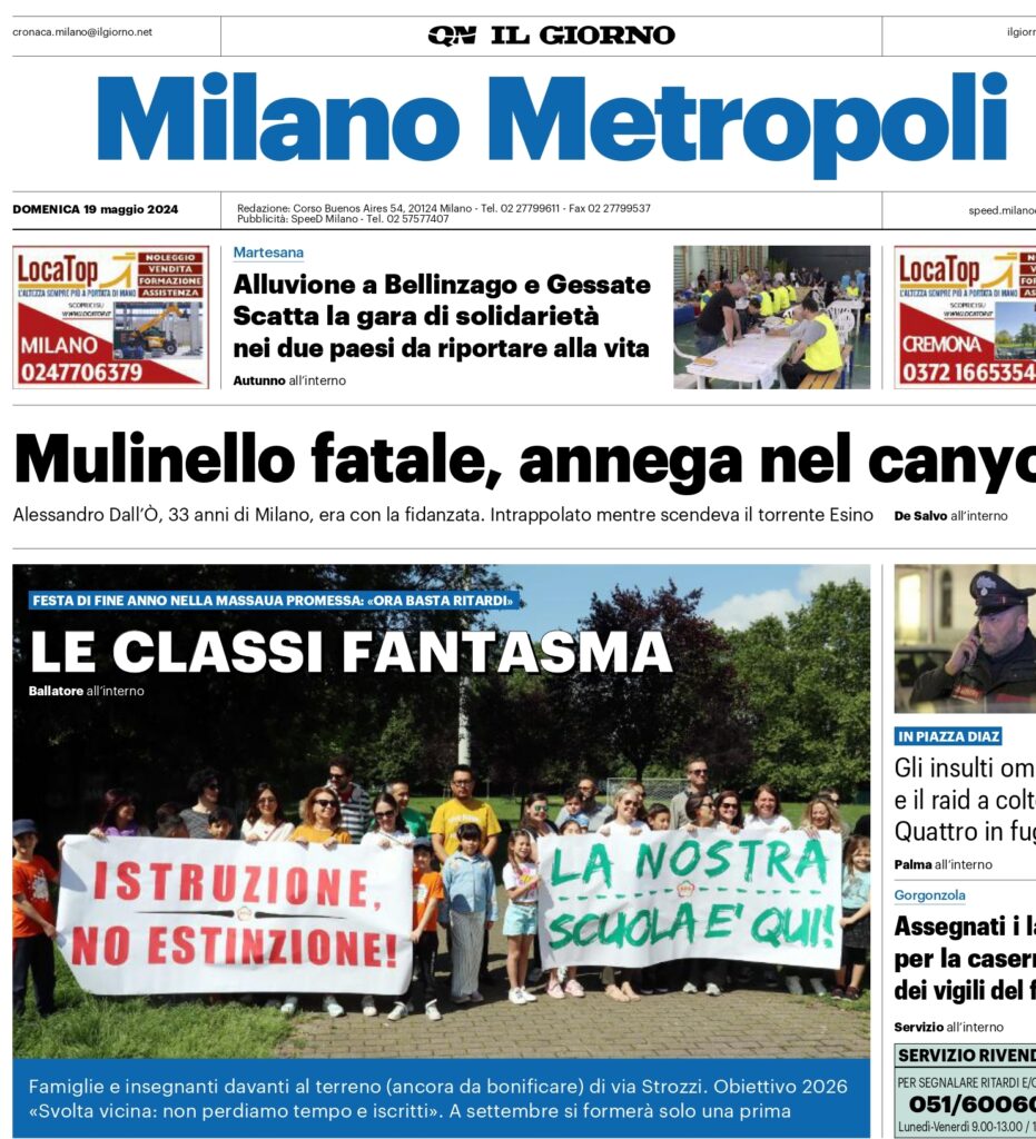 articolo Milano metropoli